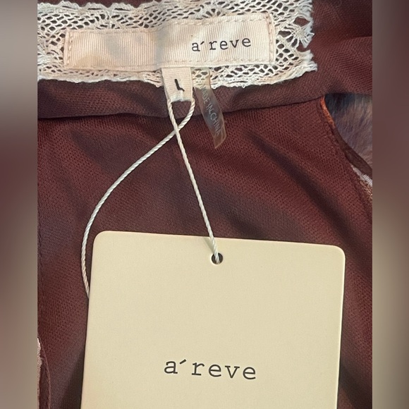 NEW A'Reve Gold Pleated Ruched Maxi Dress - Picture 10 of 14